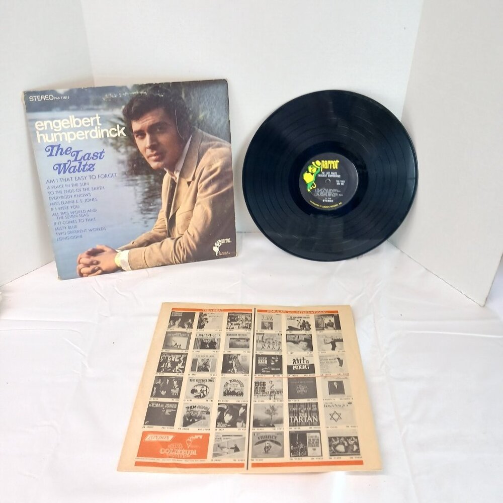 Engelbert Humperdinck The Last Waltz Vinyl Record PAS 71015 Stereo 12" VTG 1967